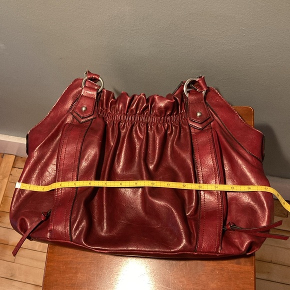 Glossy, deep-red shoulder bag by Style &Co. - Picture 8 of 8